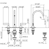 Dornbracht VAIA Смеситель для раковины, на 3 отв., цвет: Dark Platinum matt