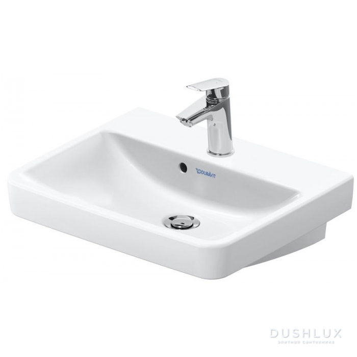 Фото Duravit No.1 Раковина 50x40см., подвесная, 1 отв., цвет: белый глянцевый