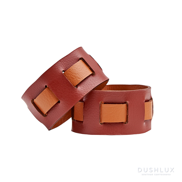 ADJ Кольцо для салфеток Bottega, D5 см., цвет: бордо/коньяк