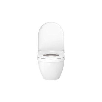 Duravit Starck 3 Унитаз подвесной безободковый, 540x360 мм, с креплением Durafix, с WG, цвет: белый