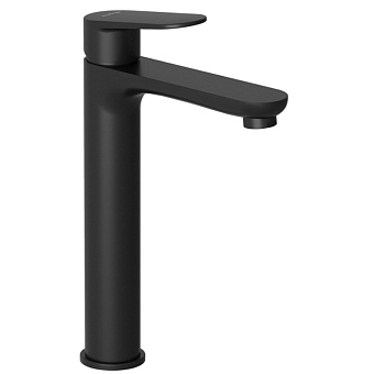 Kludi X1 Смеситель для раковины, высокий, 1 отв., цвет: черный матовый