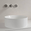 Villeroy&Boch Collaro Раковина накладная 400*400*145h, без отв. под смеситель, без перелива, TitanCeram, цвет альпийский белый