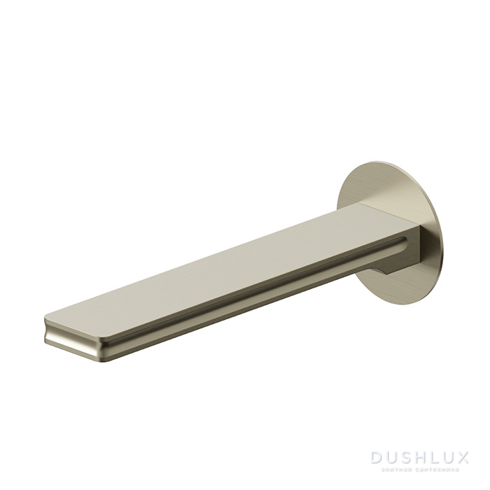Фото Newform Ionika bagno Излив для ванны 1/2, цвет: PVD brushed pale gold