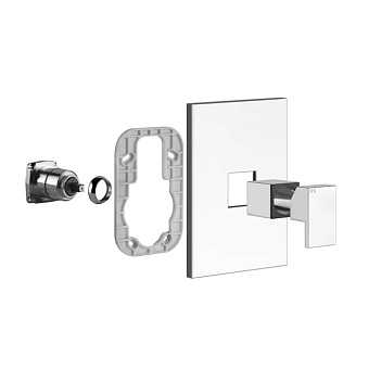 Gessi Rettangolo Встраиваемый однорычажный смеситель, цвет: хром