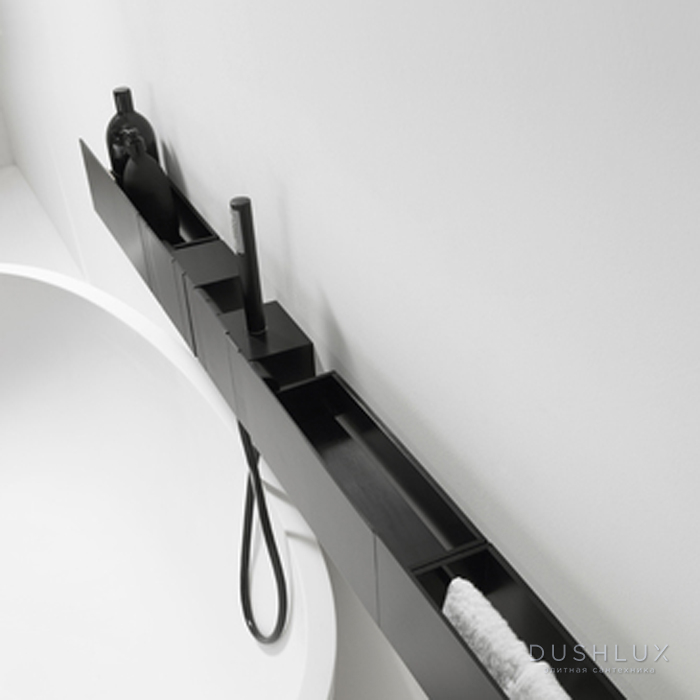 Agape Sen Настенный смеситель для ванны, с ручным душем и шлангом, цвет ...