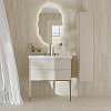Kerama Marazzi Elegance Пенал 135см., подвесной, цвет: жемчужный лён