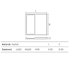 Dea Design Marble Поддон для аксессуаров, 40x40хh1.8см., настольный, из мрамора, цвет: Travertine