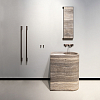 CEA Design SIXTY Полотенцесушитель 100см, электрический, 2 трубки, с кнопкой вкл./выкл. на корпусе, цвет: Black Ivory Satin