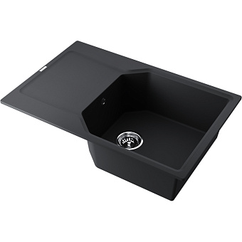 Omoikiri Yonaka 78-LB Кухонная мойка 78x19x51см.,встраиваемая, цвет: черный
