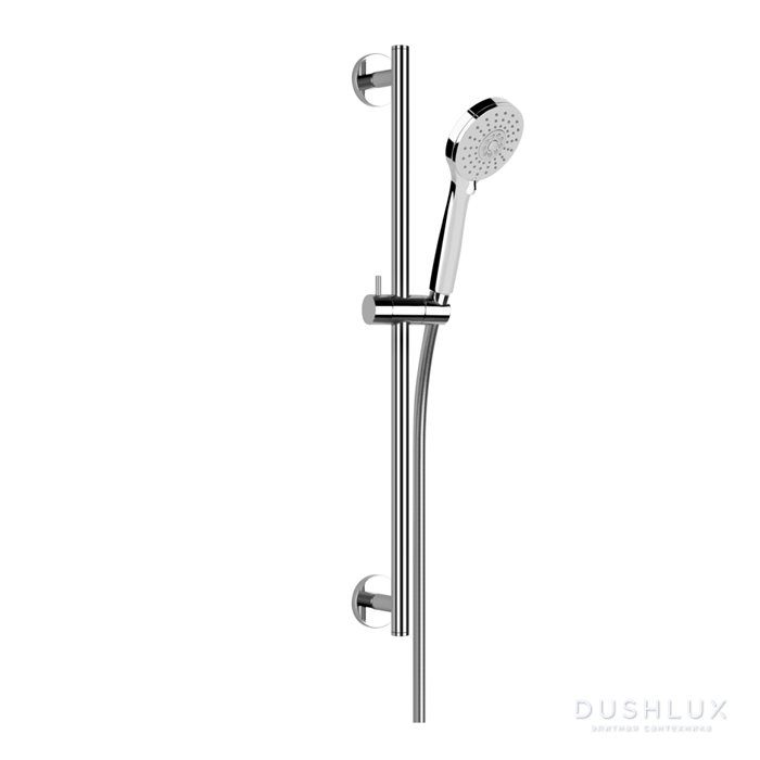 Фото Gessi Emporio shower Душевой гарнитур, с ручным душем, на 3 позиции, шланг 1,5м, цвет: хром