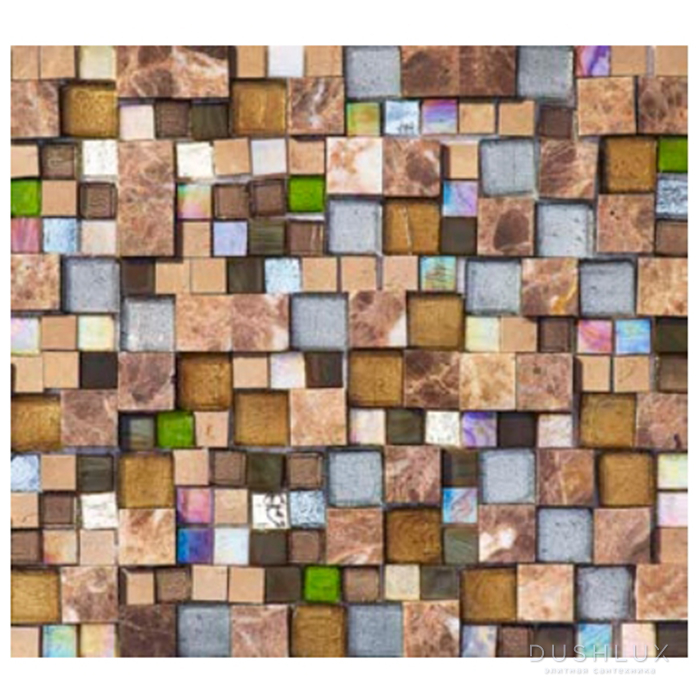 Фото Sicis Colors Мозаика 25.4x28.4см, настенная, цвет: nautilus