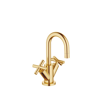 Dornbracht Tara. Смеситель для раковины, на 1 отв., цвет: латунь сатинированная
