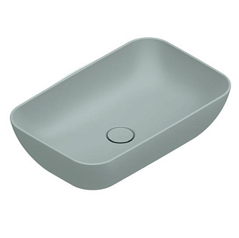 Catalano Green Раковина 60x38см накладная, без отв., цвет: Aqua Satinato