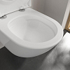 Villeroy&Boch Subway 3 Унитаз 37х56х36см., подвесной, безободковый, SoftClosing, цвет: альпийский белый