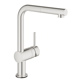 Grohe Minta Touch Смеситель для раковины, на 1 отв., цвет: сталь