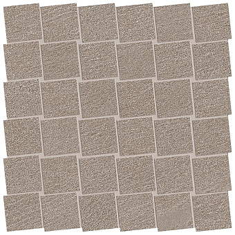 Ergon Stone Talk Керамогранит 30x30x0.95см, универсальная, неглазурованный, цвет: Mosaico Dado minimal Taupe naturale