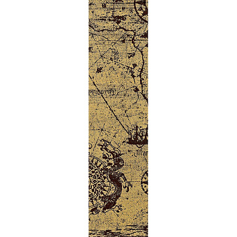 Sicis Vetrite Стеклянная плитка 9.8х39.5см, универсальная, стекло, цвет: atlas seppia per-gold