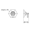Stella Eccelsa Встраиваемый термостатический смеситель для душа IS3293 P.V., цвет: хром