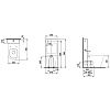 Laufen Kartell Унитаз напольный 56x37x43см, выпуск универсальный, безободковый, цвет: белый