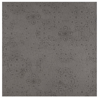 Mutina Dechirer La Suite Керамогранит 120x120см, универсальный, неглазурованный, цвет: net cenero