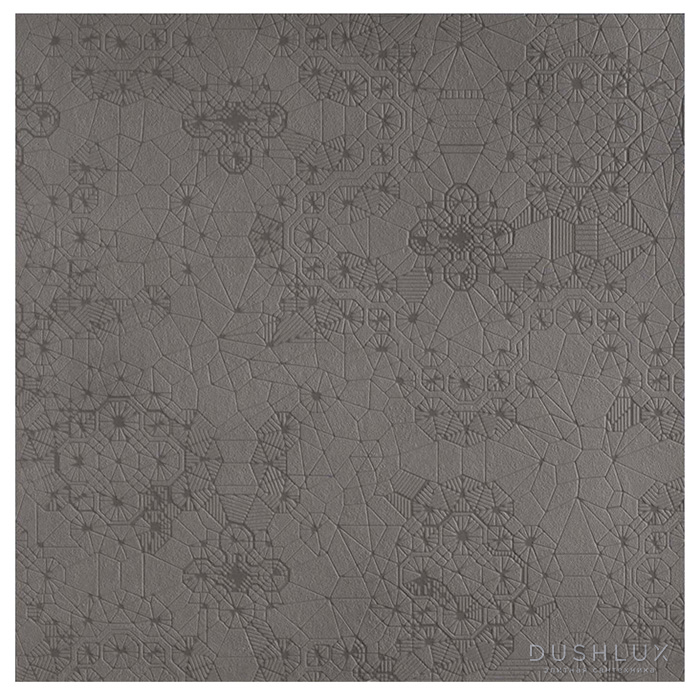 Фото Mutina Dechirer La Suite Керамогранит 120x120см, универсальный, неглазурованный, цвет: net cenero