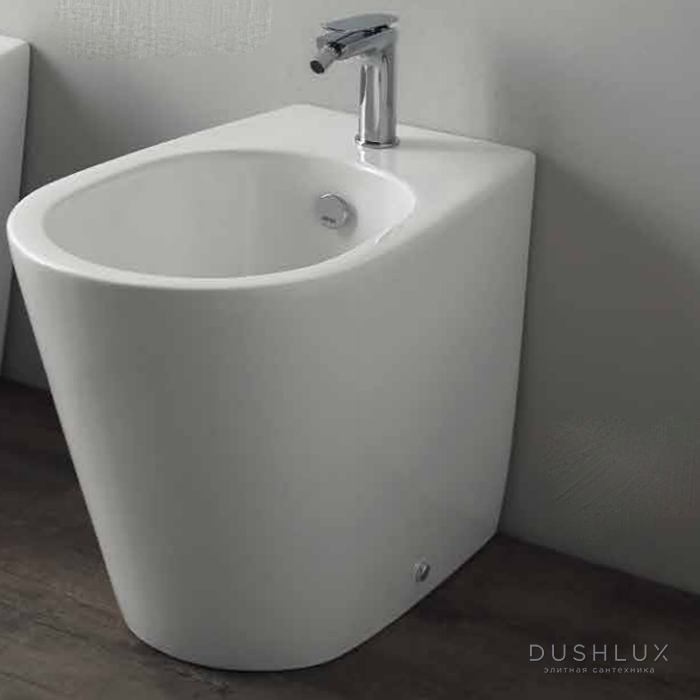 Simas Gambassi Биде приставное с 1-м отверстием под смеситель 56.5х37,5 ...