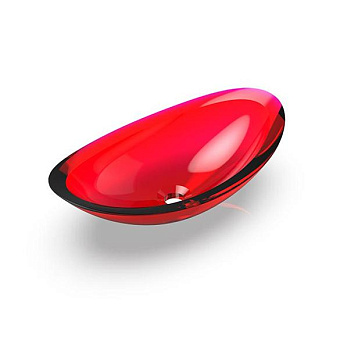 Knief Charm Shape Раковина 58.1x33.1x16.9см., накладная, без отв., из полимерного материала, цвет:  Rubin # 040