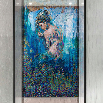 Sicis Wondeful Мозаика 190x275см, настенная, декор: partenope