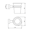 Nicolazzi Minimale Стакан, подвесной, цвет: хром