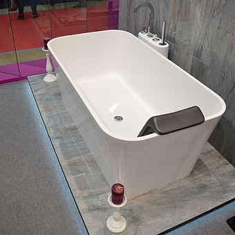Victoria + Albert  Edge Ванна 150х80х60см., quarrycast, цвет: белый