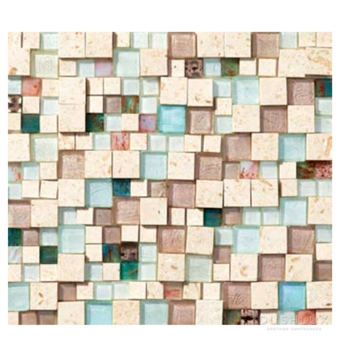 Фото Sicis Colors Мозаика 25.4x28.4см, настенная, цвет: crystalled