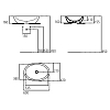 Ideal Standard Strada O Раковина накладная 60x42см., без отв., без перелива, с донным клапаном, цвет: черный матовый