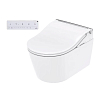 TOTO Washlet RW Сиденье 57.9x39.1x10.8см, с дистанционным управлением и автосмывом, для унитаза CW542/CW563, цвет: белый/серебро