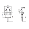 Laufen Installation System LIS бачок скрытый 53x20x72см для подвесного унитаза и напольного унитаза, двойной смыв 6/3 л