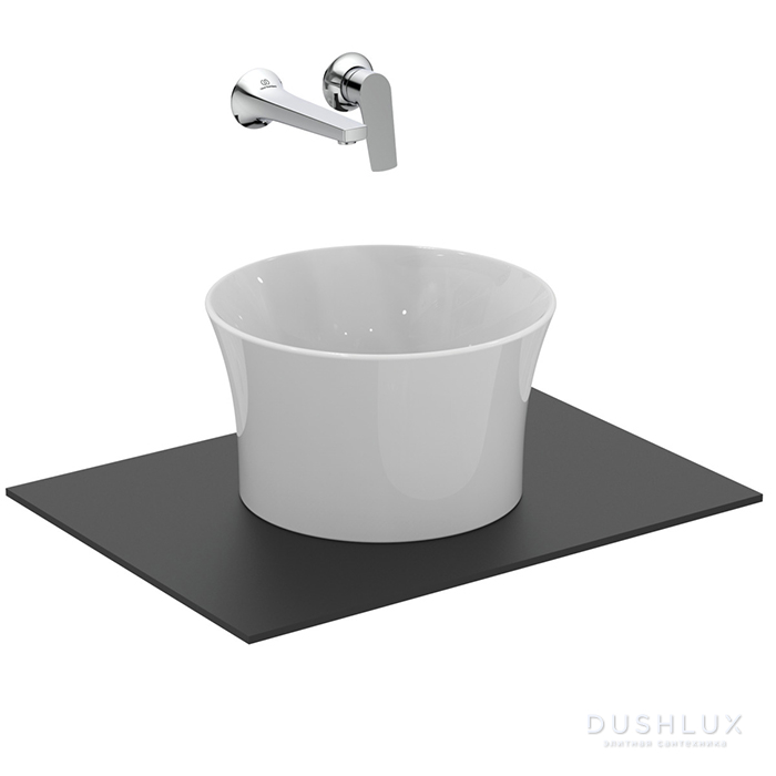 Фото Ideal Standard La Dolce Vita Раковина d34хh20см., накладная, без отв., с крепежом, цвет: белый глянец