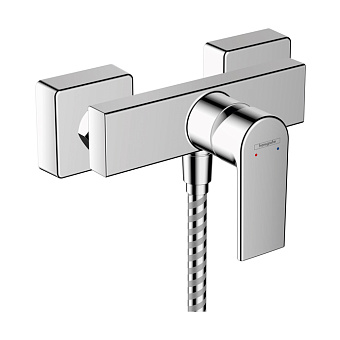 Hansgrohe Vernis Shape Смеситель для душа, однорычажный, 2 уровня расхода воды, настенный, цвет: хром