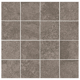 Lea Ceramiche Cliffstone Керамогранит 30x30см, универсальный, неглазурованный, мозаика mosaico 16, цвет: grey tenerife/полуполированный