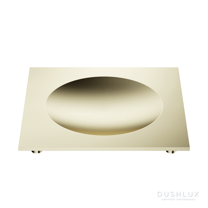 Фото Decor Walther Cube DW 351 Мыльница настольная, цвет: золото матовое