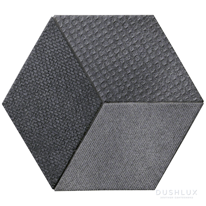 Фото Mutina Tex Керамогранит 10.5х20см, универсальная, глазурованный, цвет: black