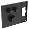Ideal Standard Ceratherm Navigo Solos Смеситель для душа, встраиваемый, термостатический, цвет: Silk Black (Черный матовый)