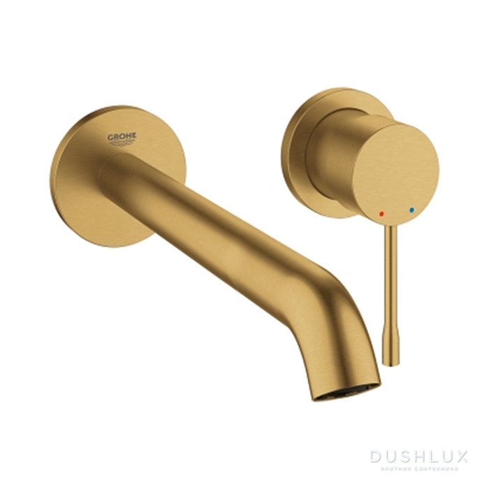 Фото Grohe Essence Смеситель для раковины, цвет: золото