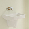 Villeroy&Boch O.novo раковина 60x46x17.5см., без отв., подвесная, без перелива, цвет: альпийский белый