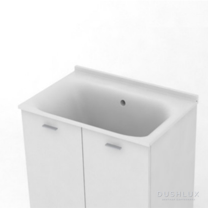 Фото Kerasan Aquadom Раковина 75x50 см, без отв., без тумбы и сифона 7535, цвет: белый