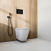 Kerama Marazzi Cubo Унитаз 34x48см., подвесной, смыв торнадо, с крепежом и сиденьем, цвет: белый глянцевый
