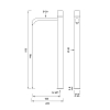 CEA Design GIOTTO Смеситель для раковины, высокий, 1 отв., цвет: нержавеющая сталь