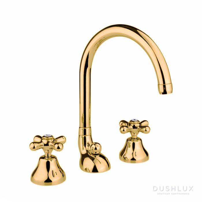 Nicolazzi Nuova Brenta Смеситель для раковины на 3 отверстия, с высоким ...