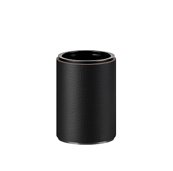 ADJ Стакан для зубных щеток, D7xH10 см., цвет:graphite/черный