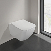 Villeroy&Boch Venticello Унитаз подвесной 37.5x56 см, безободковый, с антигрязевым покрытием CeramicPlus, цвет: белый
