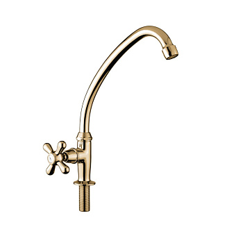 Emmevi Deco Classic Смеситель для раковины (поворотный излив 18 см), цвет: бронза