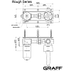 GRAFF UNIVERSAL Встраиваемая часть смесителя для ванны и переключателя на 3 выхода